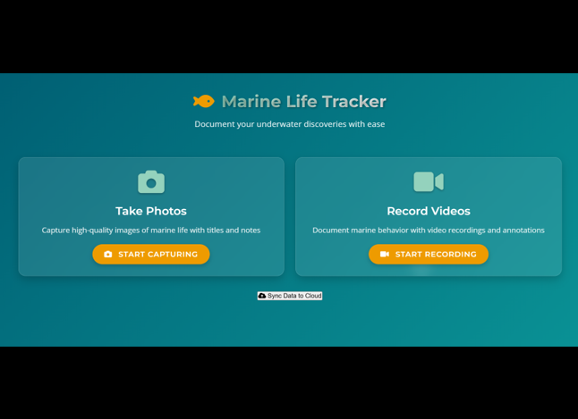 Marine Life Tracker